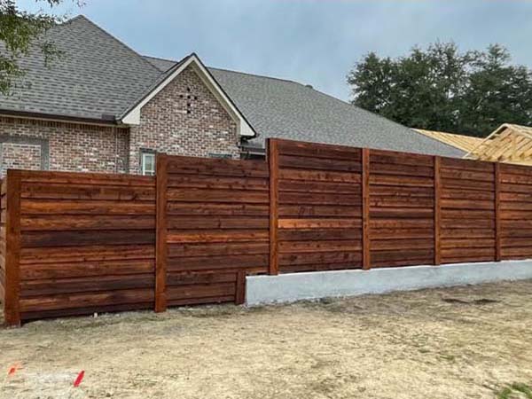 Lafayette Horizontal Wood Fence